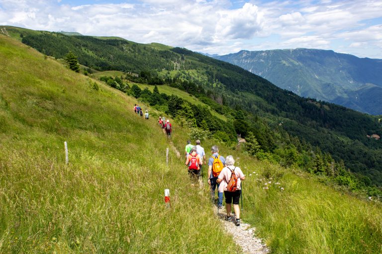 Camminata di gruppo nel Pian de le Femene