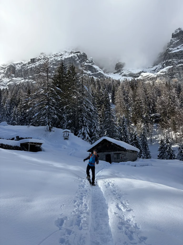 Malga Luna innevata